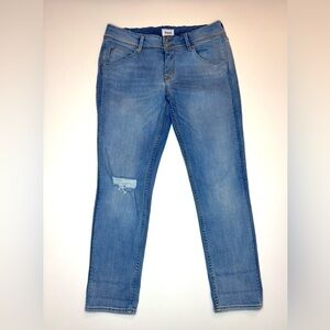 Hudson Women's Collin Skinny Ankle Blue Jeans Size- 29